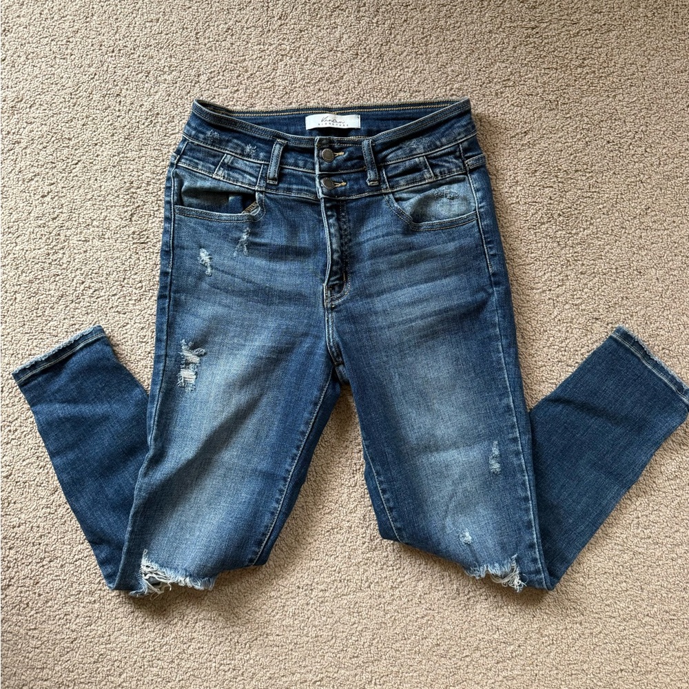 kancan signature estilos - distressed skinny jeans